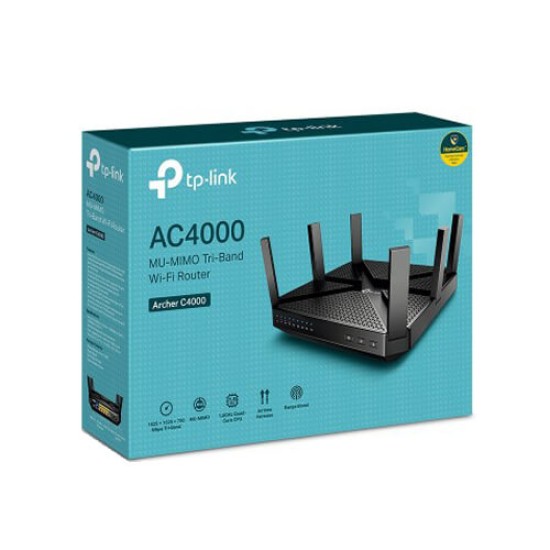 TP-Link Archer C4000 MU-MIMO Tri-Band Wi-Fi Router