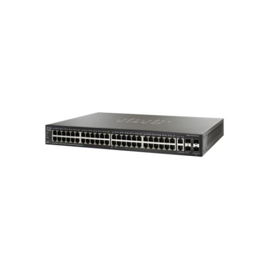 Cisco SF300-48P 48-Port 10/100 PoE+ Managed Switch with Giga Uplinks