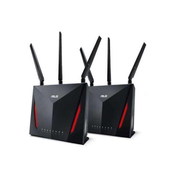 Asus RT-AC86U AiMesh AC2900 Dual-Band Gigabit Router (2 Pack)