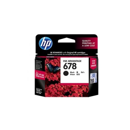 HP 678 Black Original Ink Advantage Cartridge