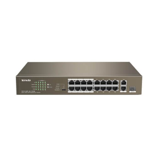 Tenda TEF1118P-16-150W 16-Port 10/100Mbps POE Switch