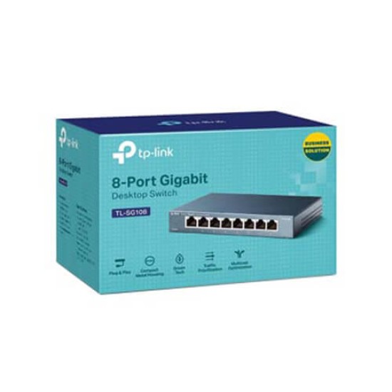TP-Link TL-SG108 8-Port Gigabit Desktop Switch