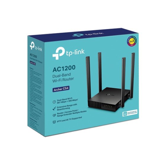 TP-Link Archer C54 AC1200 Dual-Band MU-MIMO Beamforming Wi-Fi Router